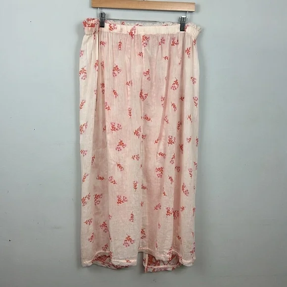 NWT Intimately Free People 100% Cotton Gauzy Open Front Slip Skirt Sz M - Picture 6 of 8